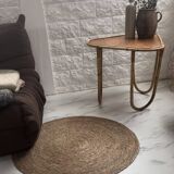 Small banbou tripod table from the 70s