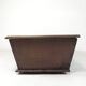 Antique oak chest, trough, blanket chest, 19th century