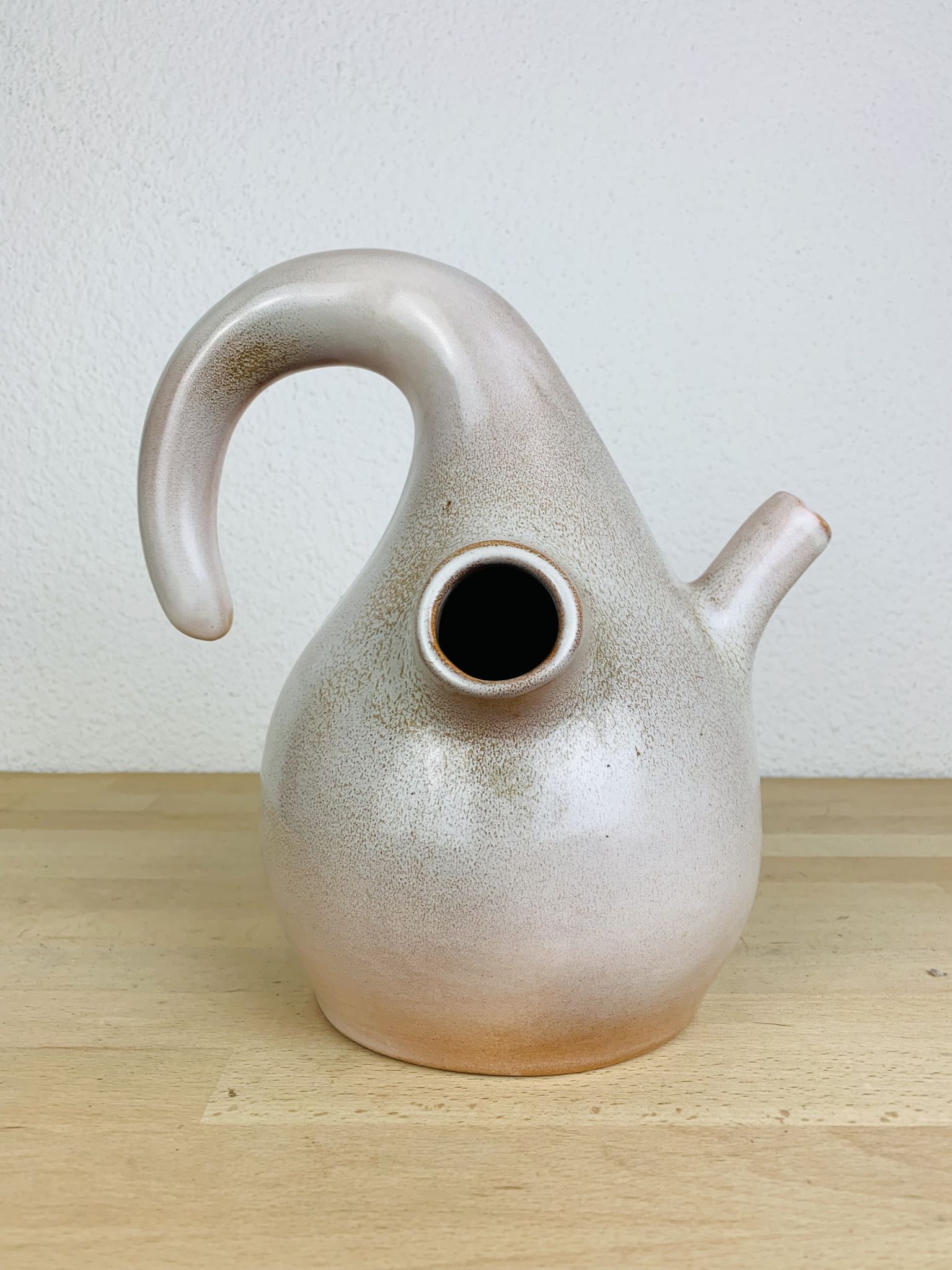 Pichet à cognac de Jean de Lespinasse céramique années 50