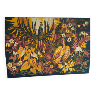 tapestry in the Ile Heureuse stitch by Hervé Llelong
