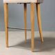 Antique stools by William Yeoward in beech and brass, England, 20th century.