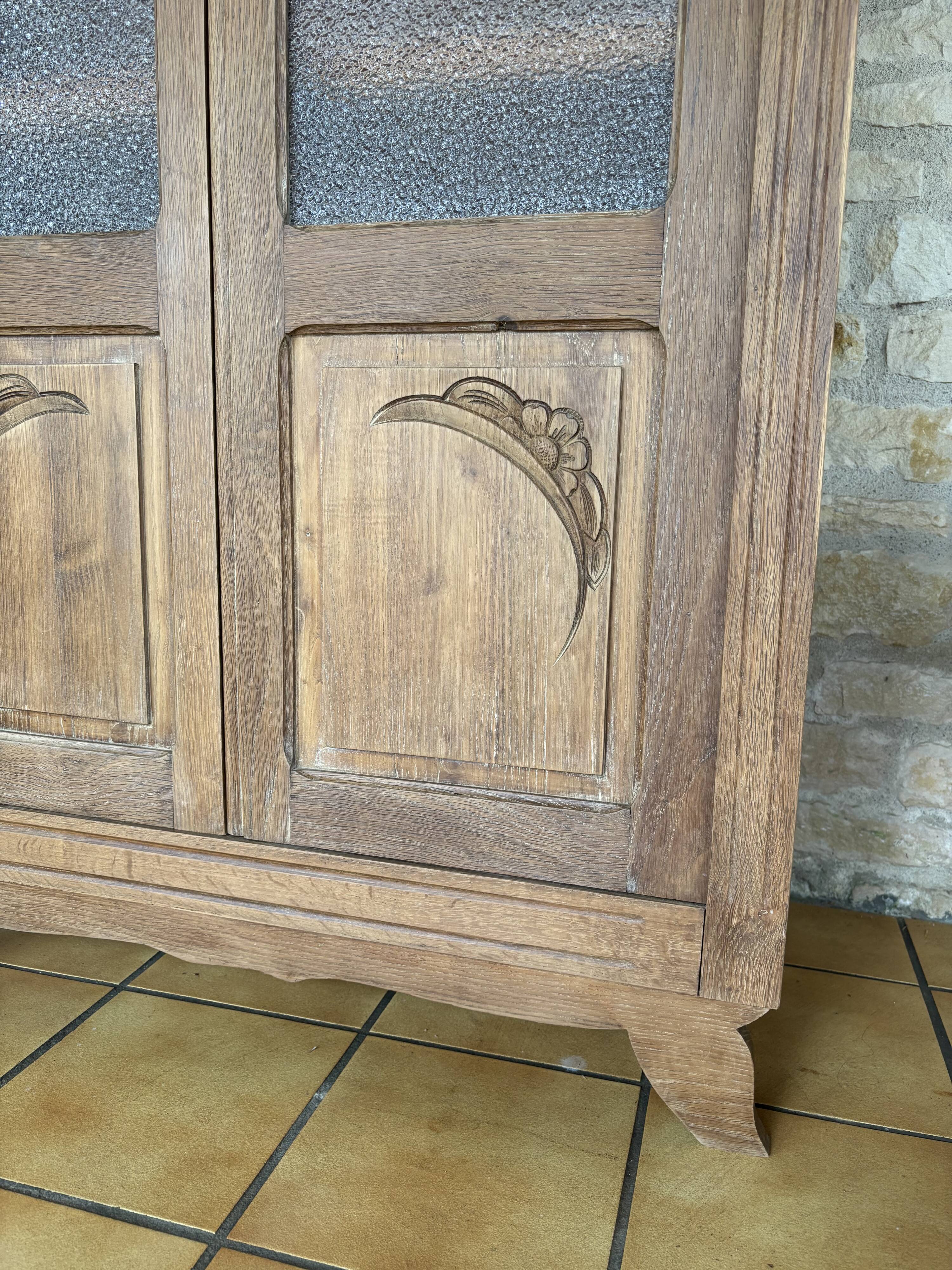 Showcase, Art Deco style bookshelf restored