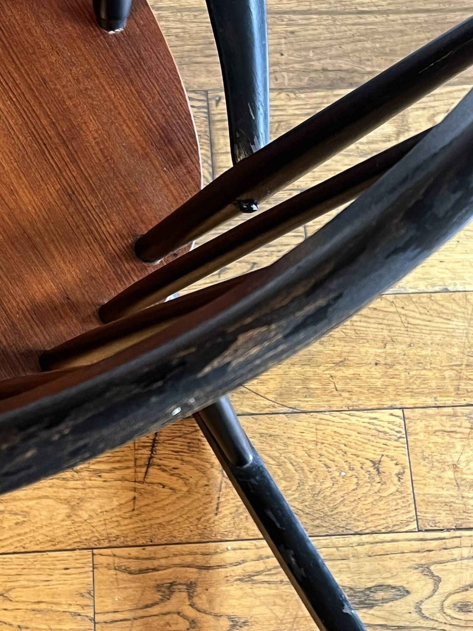 Fauteuil Rocking chair Roland Rainer scandinave