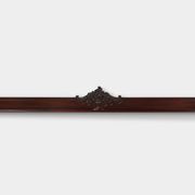 Antique sculpted oak frieze or wall ornament, France ca. 1900