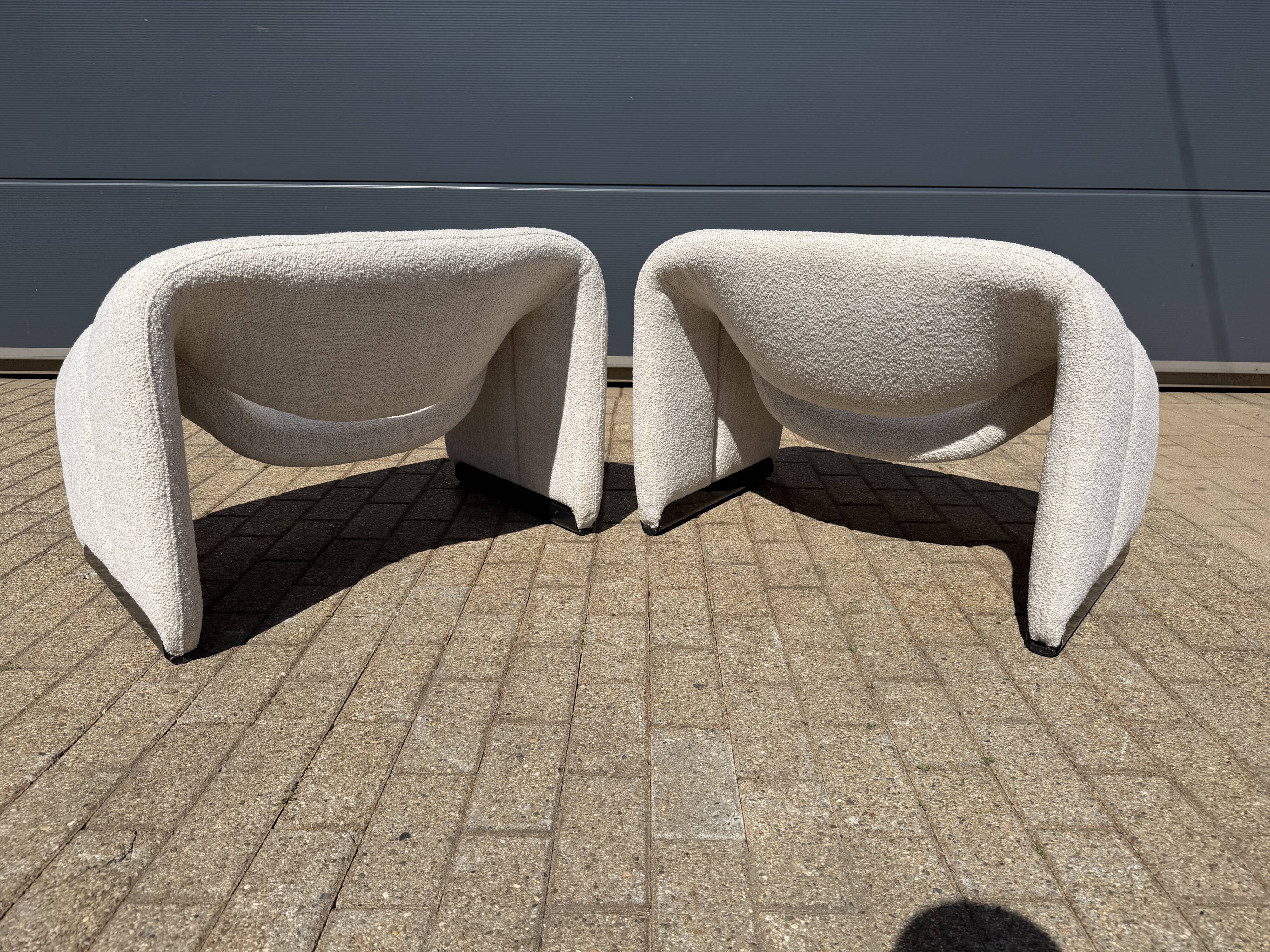 Artifort F598 Groovy armchairs in excellent condition!! Pierre Paulin