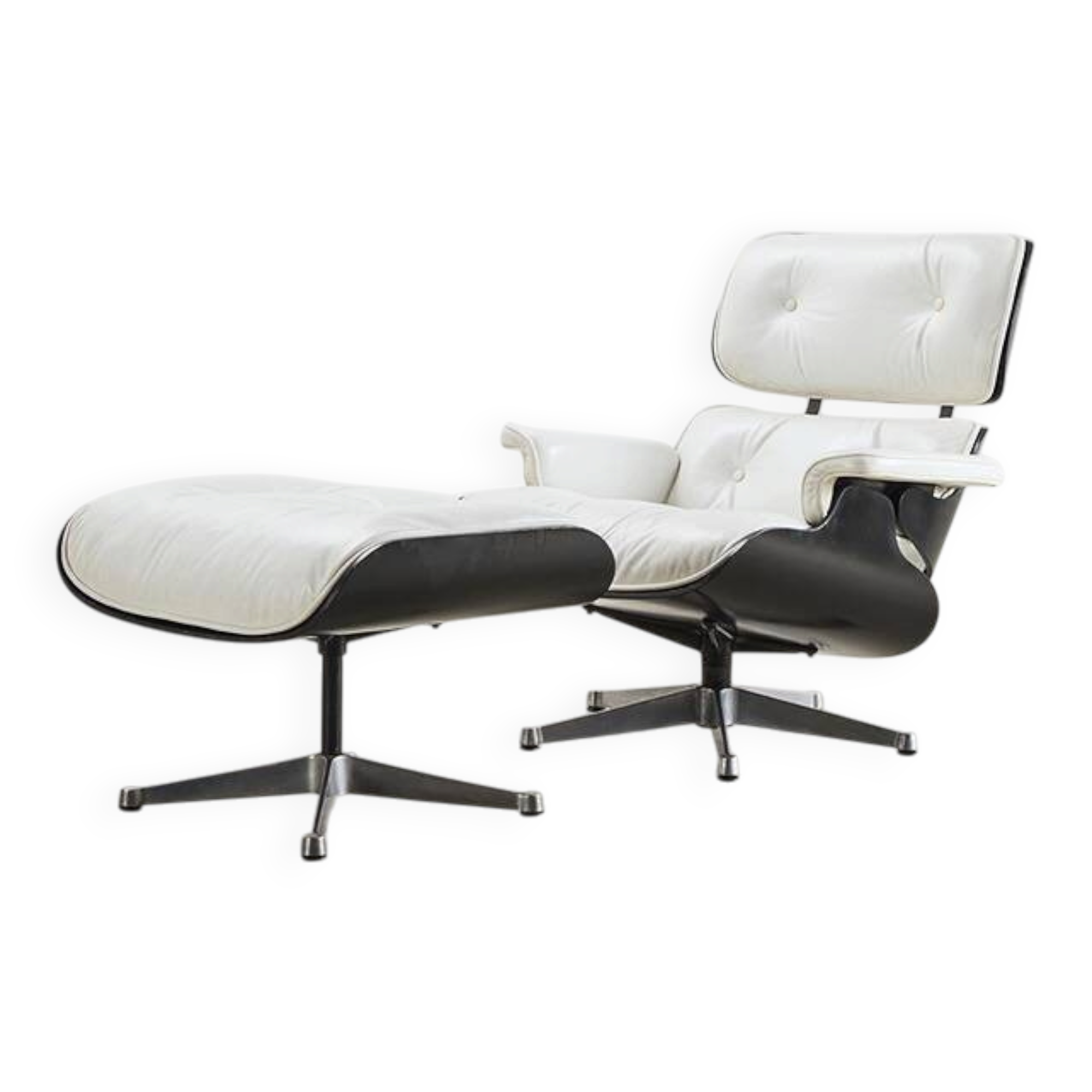 Charles & Ray Eames Lounge Chair + Ottoman by ICF for Herman Miller 60s/70s