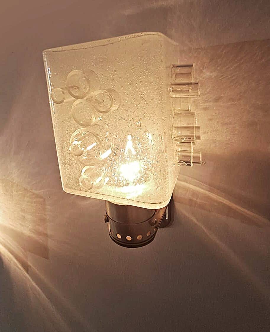Rare Set of 5 Sconces by Albano Poli for Poliarte 1960s