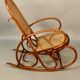 Rocking chair in curved wood