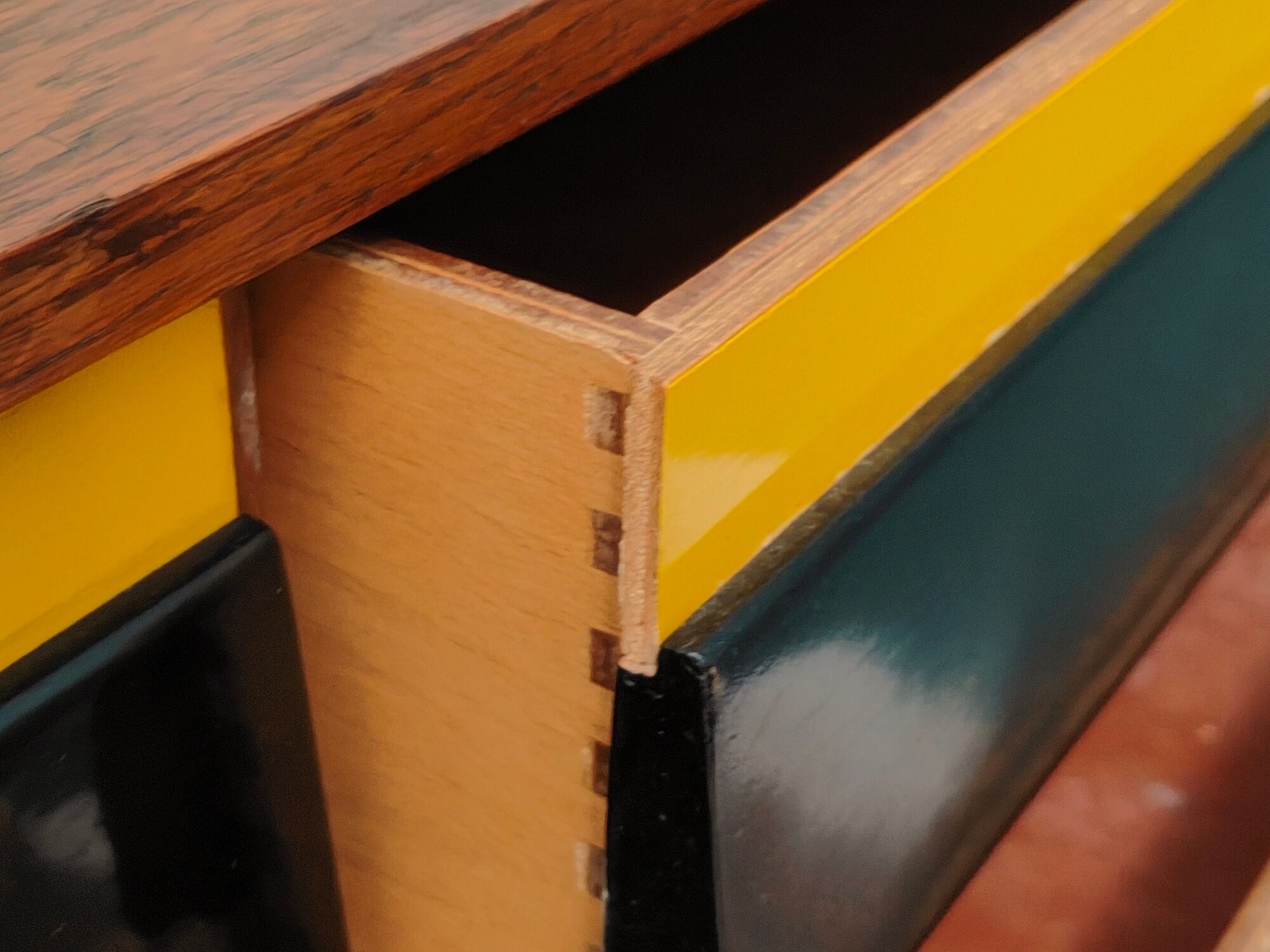 Chest of drawers U 453 Yellow by Jiri Jiroutek for Interier Praha, old edition from 1962