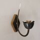 Gold metal wall lamp