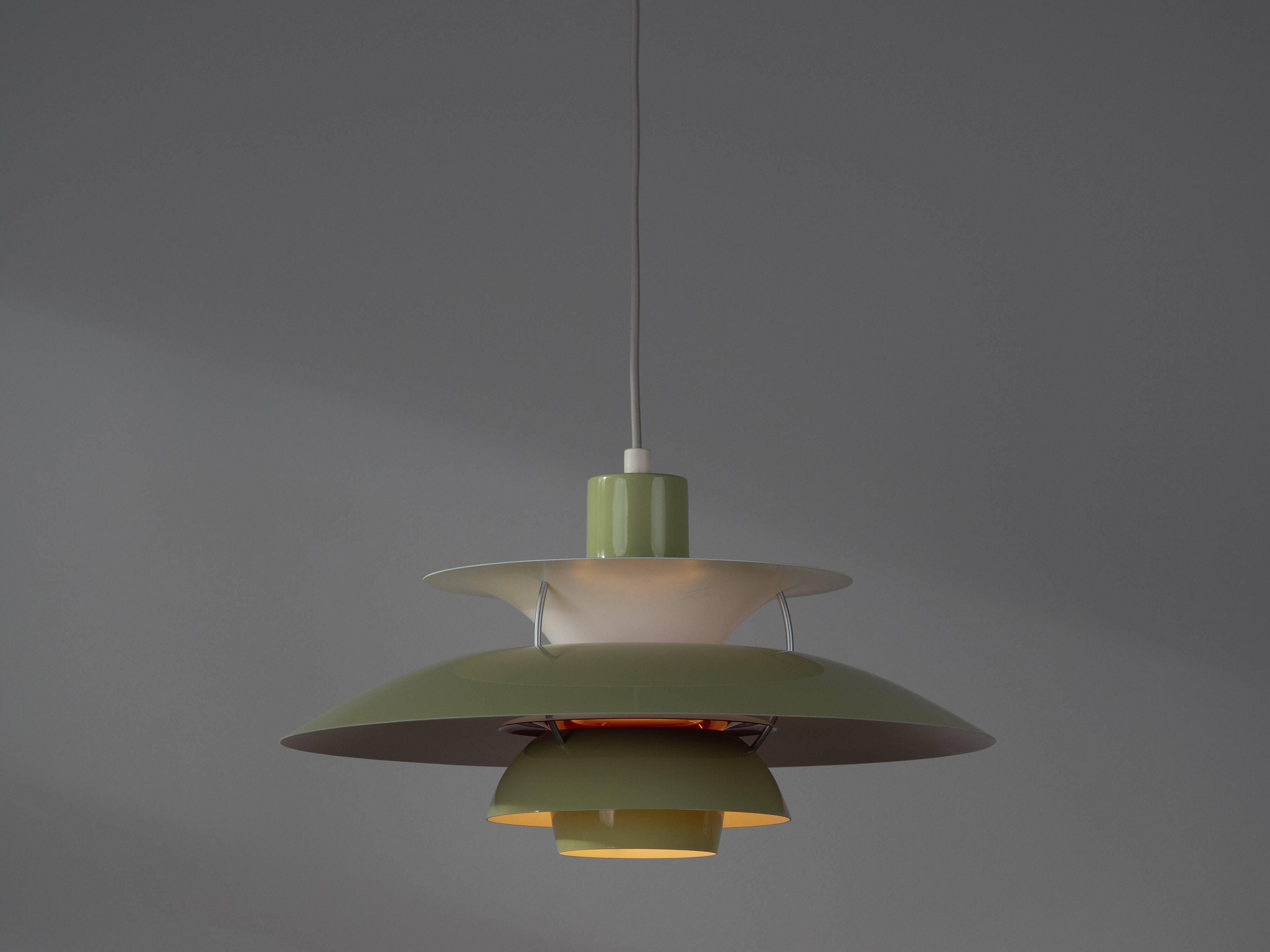 Danish PH 5 pendant lamp by Poul Henningsen, Louis Poulsen, 1958