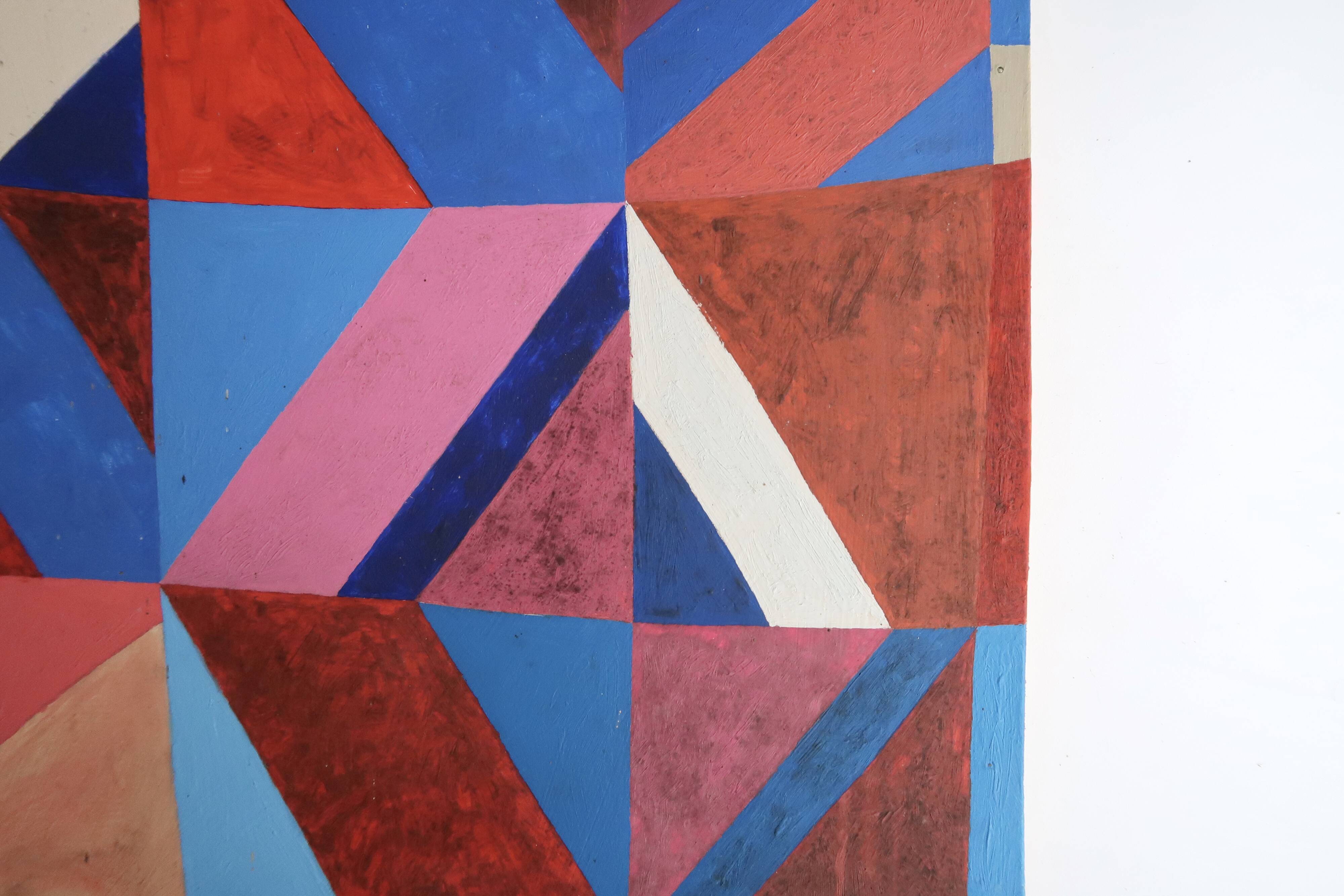 Tableau, peinture abstraite de Martin Hammond, années 90