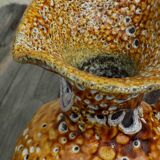 Honey colored fat lava pitcher