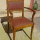 Matching set of 1 bridge armchair and 2 Art Deco chairs.