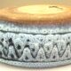 Oval enamelled ceramic dish, signed Jean Austruy, 50s/60s design