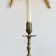 19th-century gilded bronze candlestick