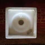 Medici vase in white earthenware Gien 1960s