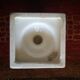 Medici vase in white earthenware Gien 1960s