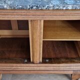 Oak bar furniture art deco style