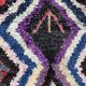 Colorful Boucherouite Moroccan rug - 107 x 244 cm