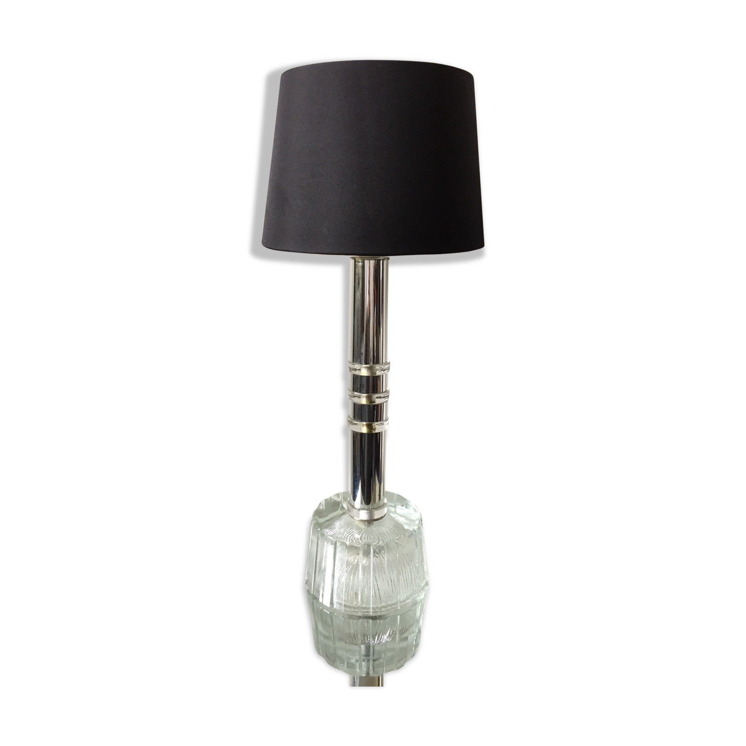 Orrefors Sweden  lampbase 1960