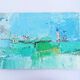 Peinture abstraite originale lumineuse – dlg Nicolas de Stael