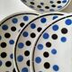 dish and 4 dessert plates K and G Lunéville