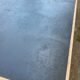 Large black patinated tray table