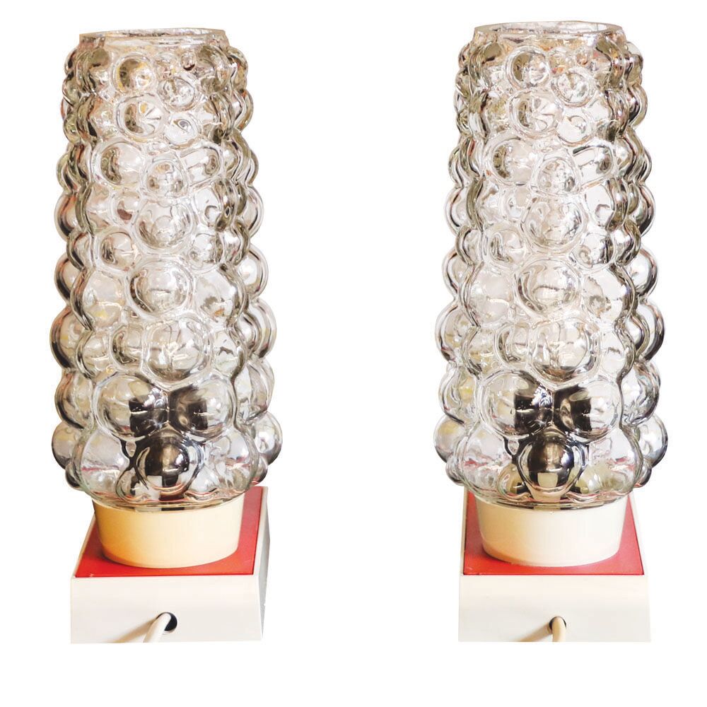 Bedside table lamps from Hawill, 1960