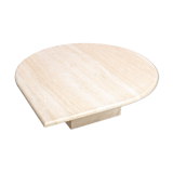 Postmodern coffee table in travertine, 1970