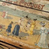 Old vintage wooden croquet game