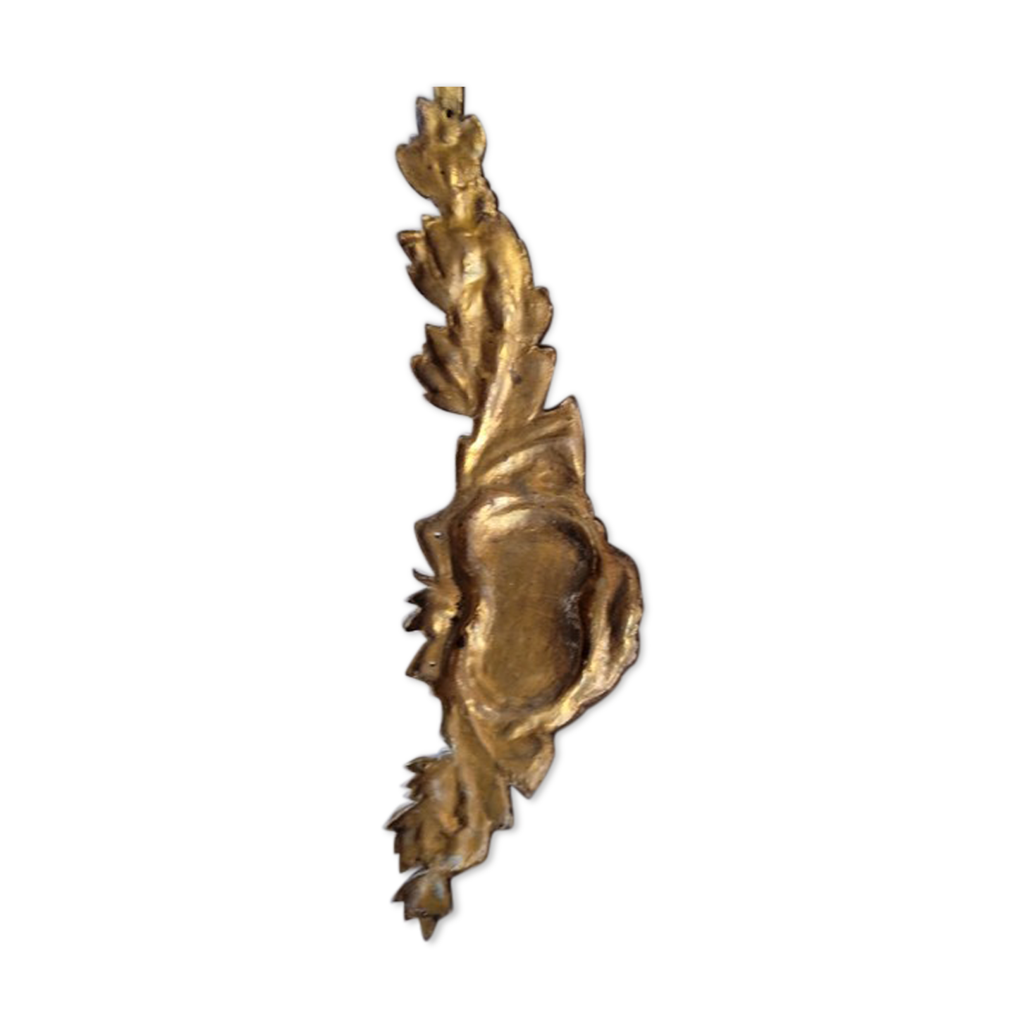 Pediment ornament gilded bronze furniture st Louis XV