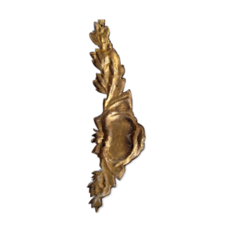 Fronton ornement mobilier en bronze doré st Louis XV