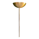 Vintage halogen floor lamp in gold SCE France