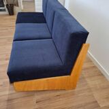 Folding sofa, designer Lejkowski Leśniewski, 1960s, Poland