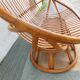 bamboo wood, rattan, vintage sofa