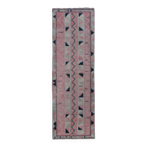 Vintage Turkish hallway rug 95x300 cm