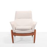 Oak PD30 lounge chair by Ib Kofod Larsen for Bovenkamp