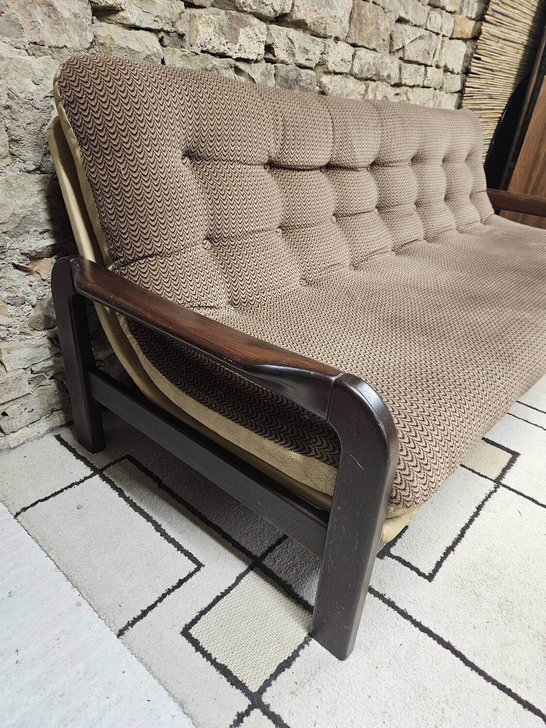 Vintage teak sofa