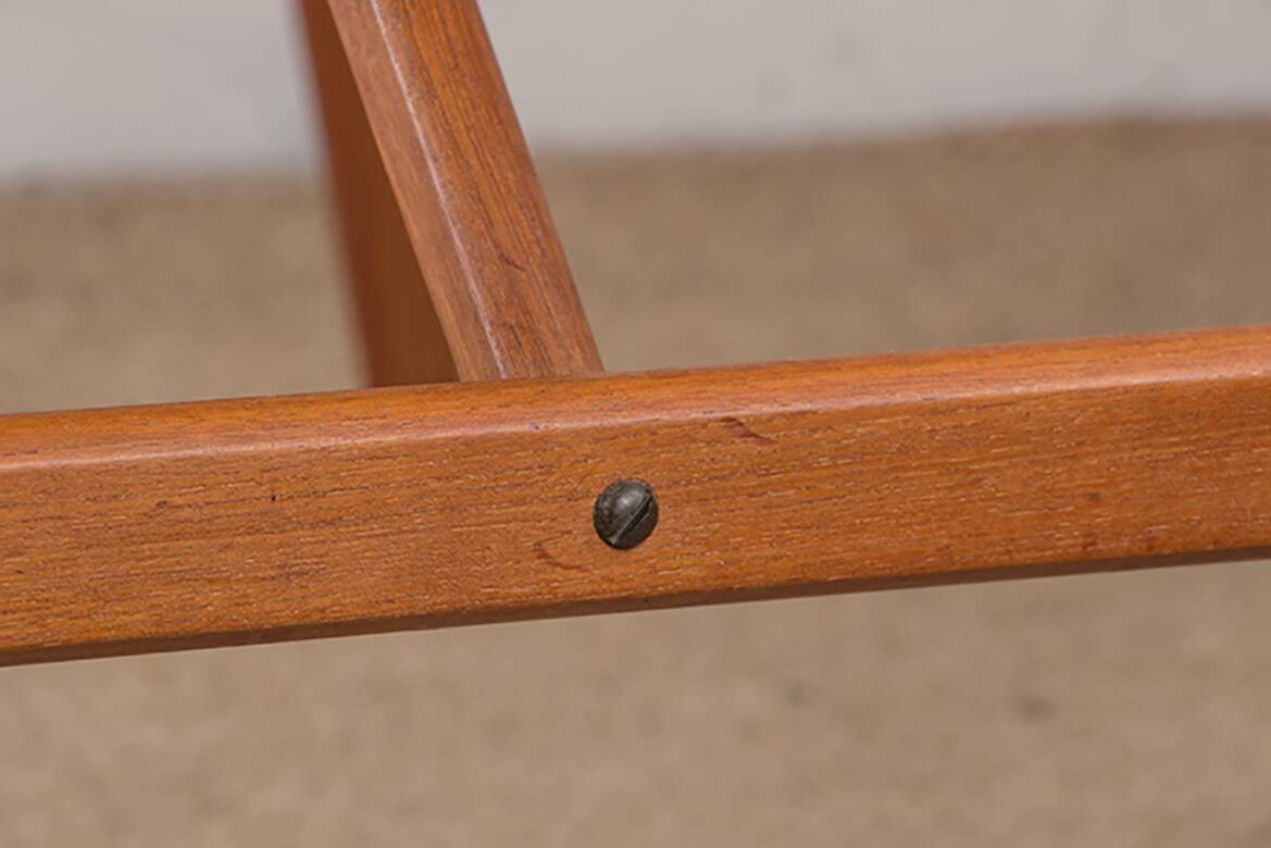 Danish teak desk, model 56, by Arne Wahl Iversen/Vinde Mobelfabrik.