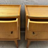 Pair of 1950 bedside tables