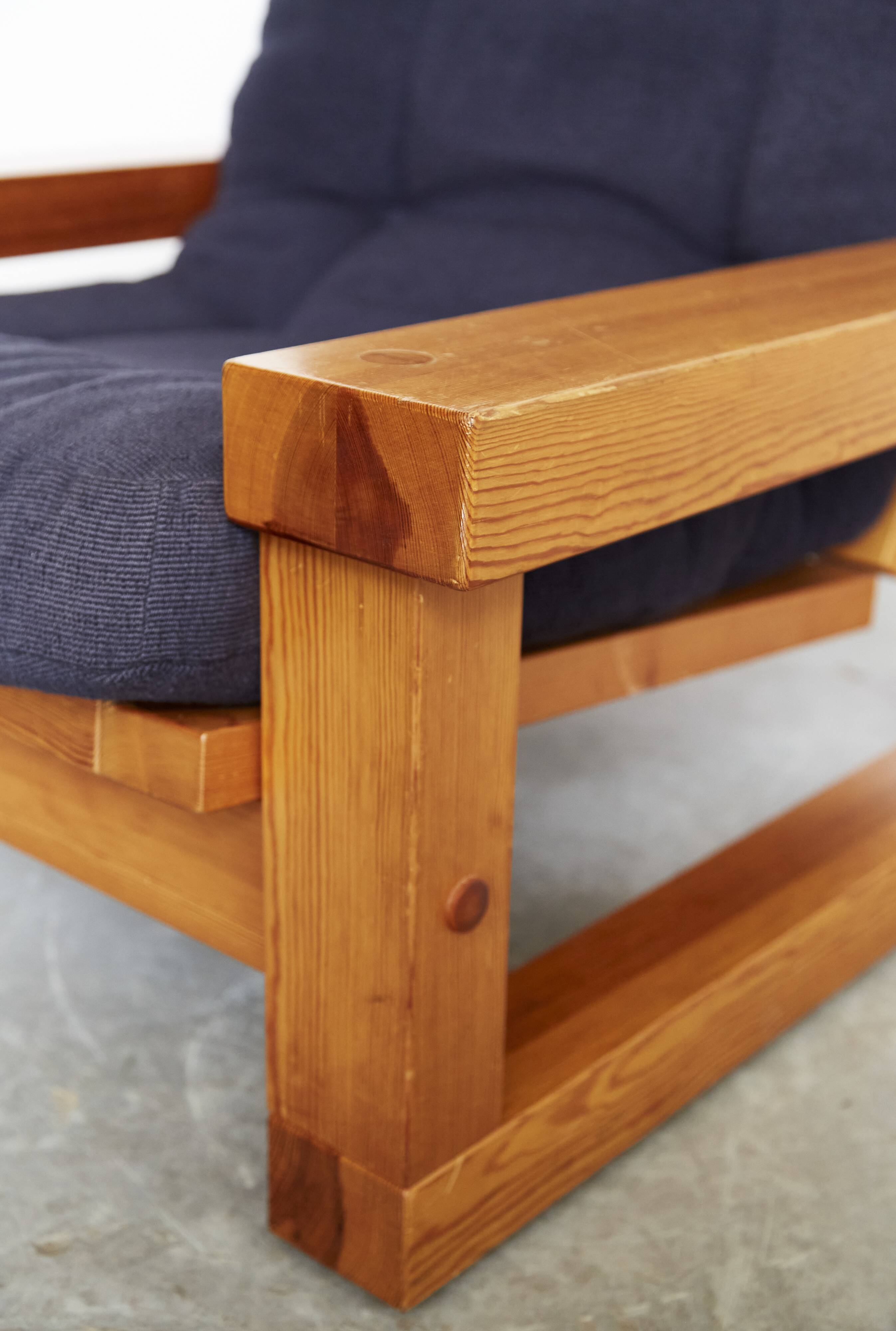 Christer Lundén "Patron" Lounge Chair & Ottoman for Broby Nya Möbler AB