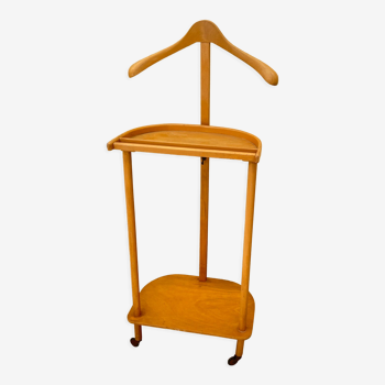 Valet en bois vintage 1960