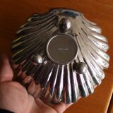 Silver-plated metal shell tray – J. L'Herminé-Després
