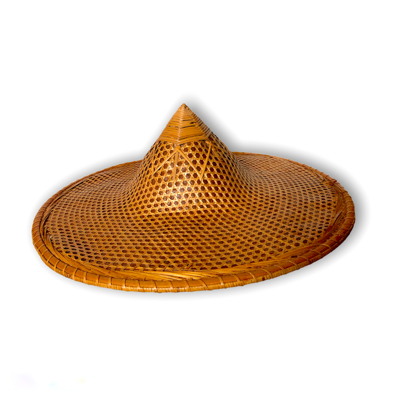 Decorating hat in caning