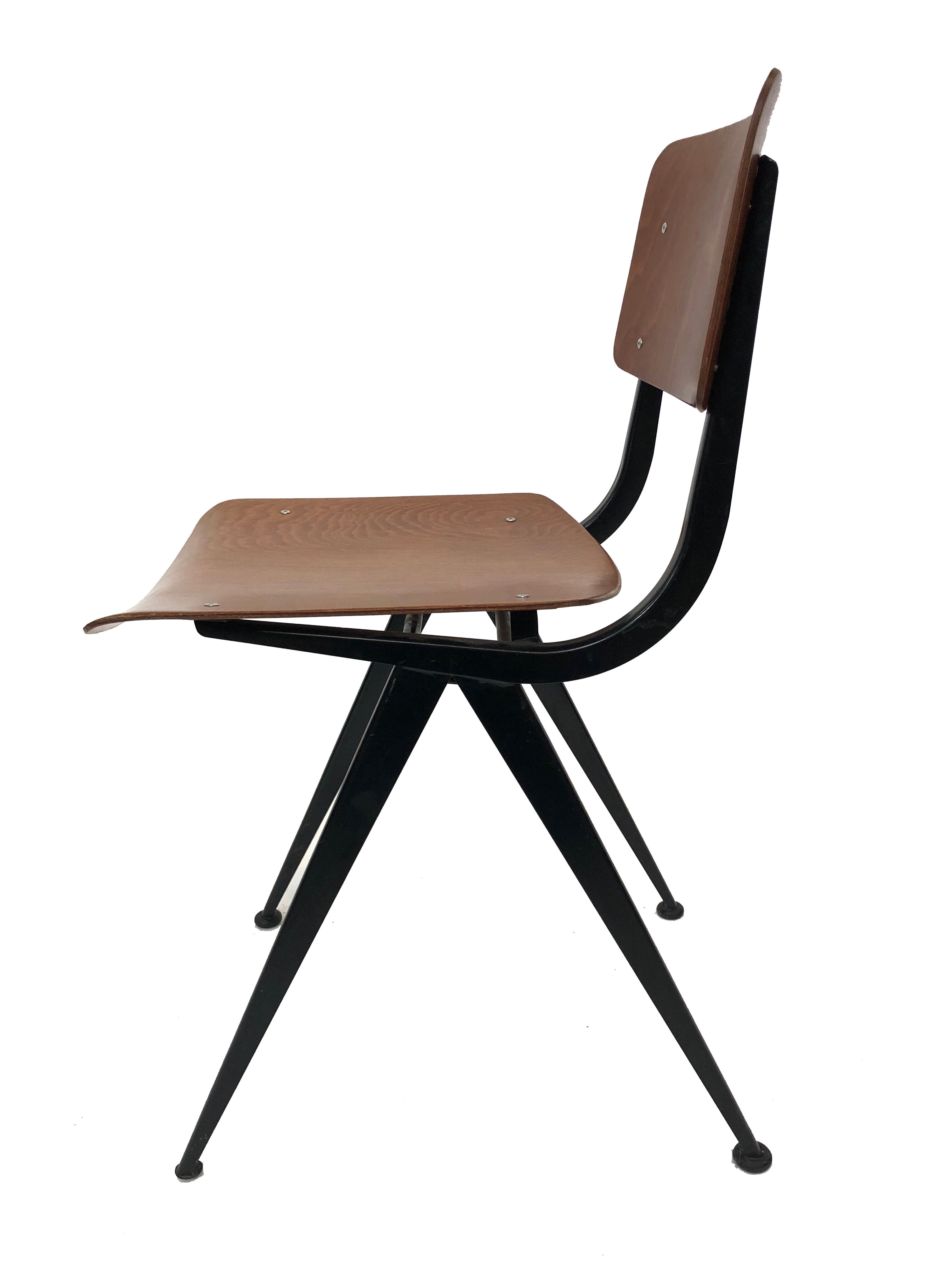 Eromes Marko vintage compass school chair