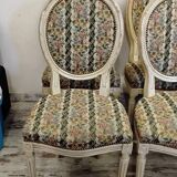 6 Louis XVI style Medallion chairs