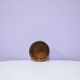 pot de fleurs marron vintage fleurs vertes