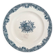 Vintage ceramic dinner plate from Terre de Fer – Reed and shell pattern