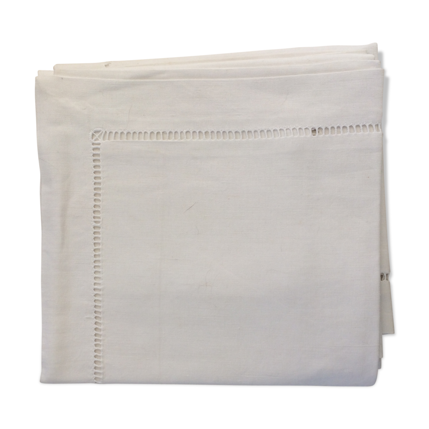 Pair of white pillowcases with entourage days handmade